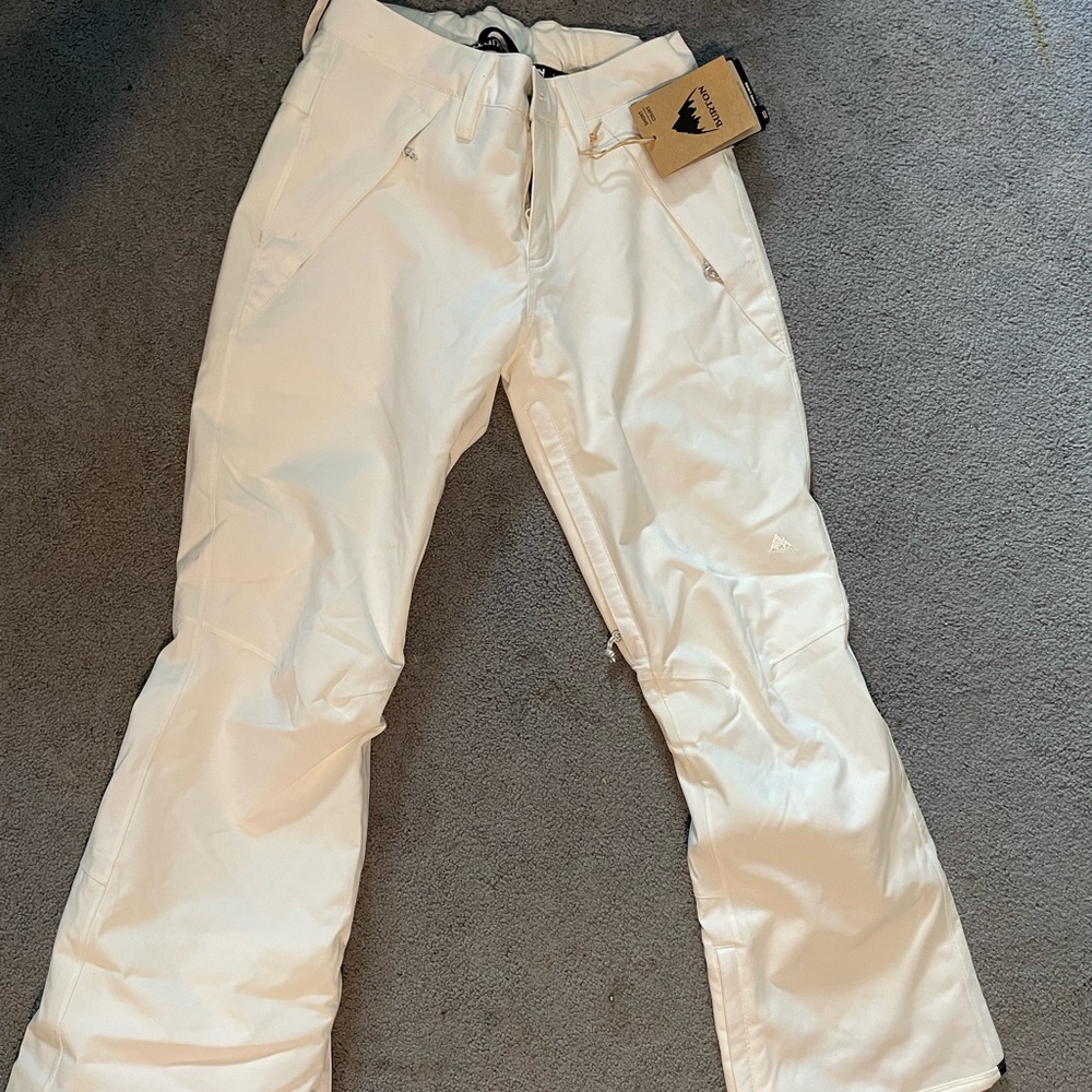 Womens Burton White Snowpants